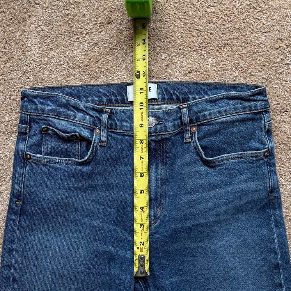 AGOLDE Toni High Rise Ankle Straight Jeans Medium Blue Size 31 - Picture 9 of 15